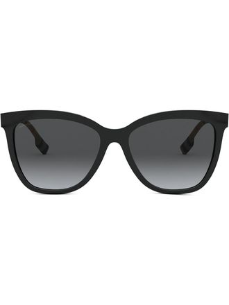 Burberry Sunglasses cat-eye frame sunglasses - women - Acetate - 56 - Black