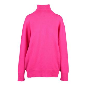 Amaranto Dolcevita Over Turtleneck - Dames - Coltruien - Roze - L - Wol - Truien & Vesten