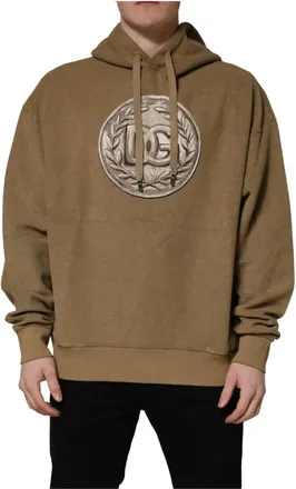 Dolce & Gabbana Uomo, Felpe, Marrone, XS, new