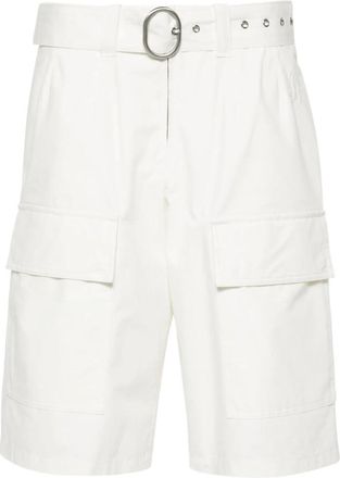 Jil Sander Casual Shorts - Dames - Korte Broeken - Wit - XS - Katoen - Korte Broeken