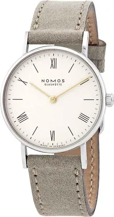 NOMOS Glash&uuml;tte Ludwig 33 Duo Alpha.2 White Dial Watch 240