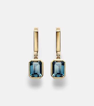 Bucherer Orecchini pendenti in oro 18kt (750/1000) con topazio