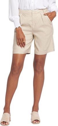 NYDJ Nydj Relaxed Linen-Blend Feather Short