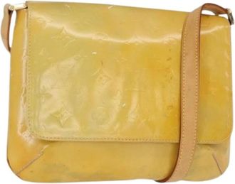 Louis Vuitton Pre-owned Cross Body Bags, female, Yellow, Size: ONE SIZE Pre-owned Leather Crossbody Bag