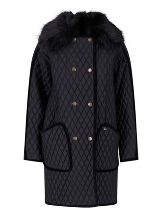 Burberry Giacca Trapuntata Pelliccia Faux