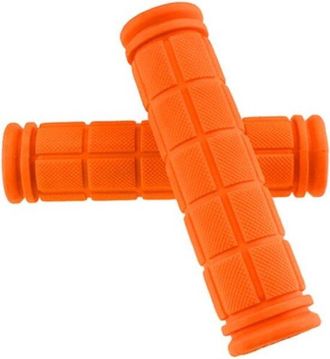 OEM Manillares De Bicicleta Antideslizantes De Goma, Color Naranja, 2 Pares (4 Piezas)