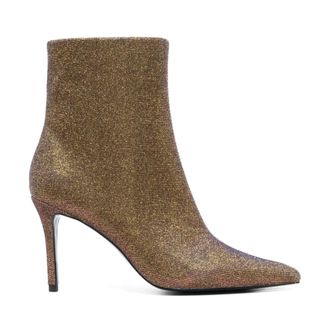 Versace Jeans Couture Schoenen, Dames, Geel, 38 EU, Stivaletti Scarlett Glitterati