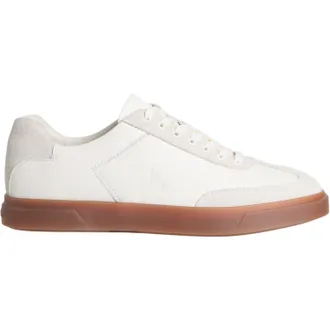 Calvin Klein Dames/Dames Jeans Leren Platte Trainers (Marshmallow)