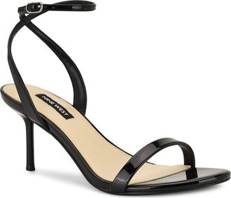 Nine West Waltz Ankle Strap Sandal in Black at Nordstrom, Size 9.5