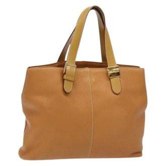 Burberry Pre-owned Tote Bags, female, Beige, Size: ONE SIZE Pre-owned Tote Bag