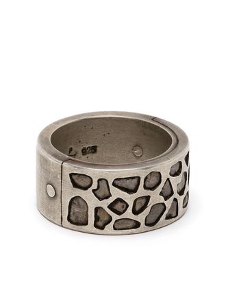Parts Of Four Sistema 12mm ring - unisex - Diamond/Sterling Silver - 7