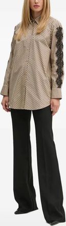 Bruuns Bazaar Camicia a righe - Toni neutri