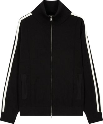 STUDIO TOMBOY Cardigan con righe laterali - Nero