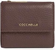 Coccinelle Metallic Soft Portemonnee - Dames - Accessoires - Bruin - Maat: ONE Size Leer