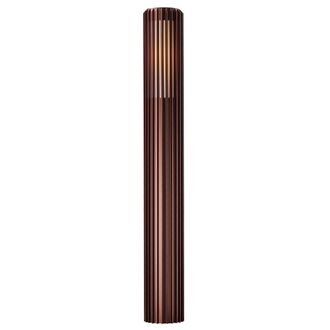 Nordlux Modern Outdoor Garden Post Brown Aluminium E27 Coastal/Marine Safe, IP44