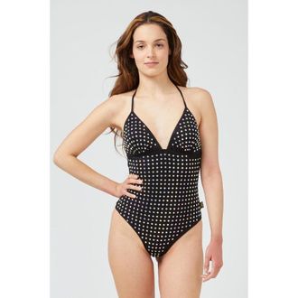 Moschino Black Polyamide One-Piece Womens Swimsuit
