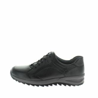 Waldl&auml;ufer Sneakers - Heren - Schoenen - Zwart - Maat: 44 1/2 EU Leer
