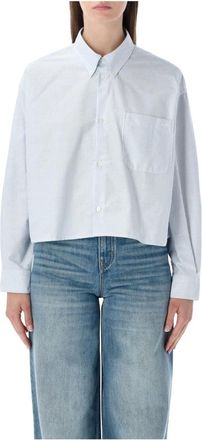 A.P.C. Shirts, female, Blue, S, Sophia Button Down shirt