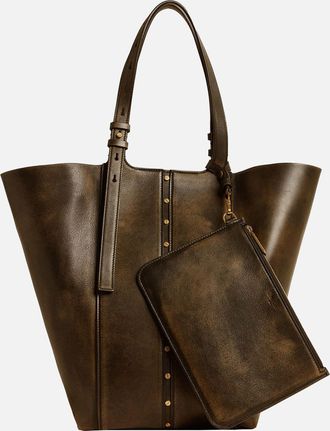 Golden Goose Vintage Shopping Bag Metal Details