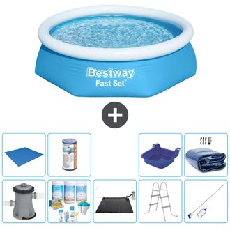 Bestway Piscina Bestway Fast Set Redonda - 244x61 Cm - 8-piezas S21409