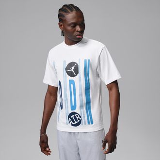 Nike Jordan Mens Jordan T-Shirt in White | IQ5292-100