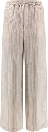 Róhe striped trousers - Neutrals