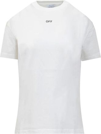 Off-white T-Shirts, female, White, Size: XS T-Shirt With Logo
