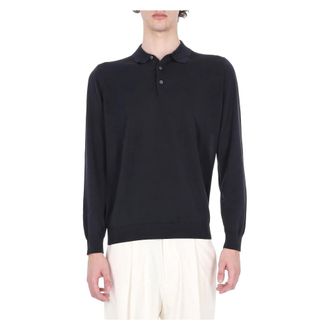 Drumohr Polo Shirts, male, Blue, Size: XL Polo Shirt