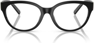 Tiffany & Co. 52mm Cat Eye Optical Glasses in Black at Nordstrom