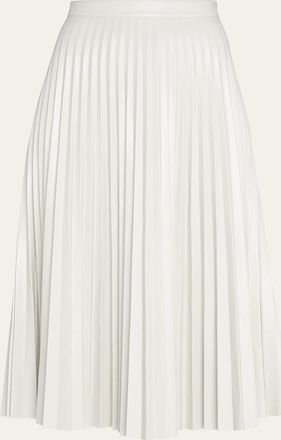 Proenza Schouler Pleated Vegan Leather Midi Skirt
