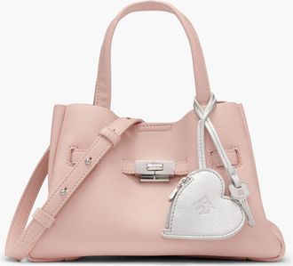 DKNY Bryar Small Satchel with Heart Dangle in Pale Blush at Nordstrom