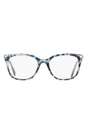 Cole Haan Combo Core 51mm Cat Eye Reading Glasses in Blue Demi at Nordstrom Rack, Size +2.00