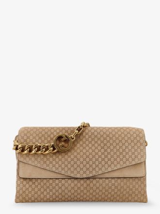 Gucci Borsa a tracolla in suede in tessuto GG - GUCCI - gender_Woman