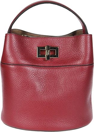 Furla Tassen, Dames, Rood, ONE Size, Leer, Amelia Mini Bucket Bag