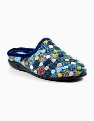Lunar Womens Lunar Crackle KLA 096 in Blue - Size: 6