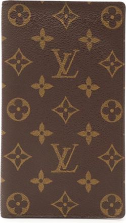Louis Vuitton Brown Monogram Canvas Long Bill Wallet (Bi-Fold) (Pre-Owned)