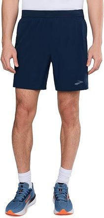 Brooks Journey 7 2-in-1 Shorts Mens Shorts Midnight Run : 2XL, Polyester/Spandex