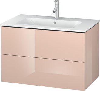 Duravit Duravit L-cube Mueble De Pared, Ancho 820mm, Profundidad 481, 2 Cajones, Se Ajusta A Las Necesidades Del Cliente. Art&iacute;culo 233683, Color: Perla De Alb