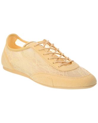Jimmy Choo London Sunny F Lace & Suede Sneaker