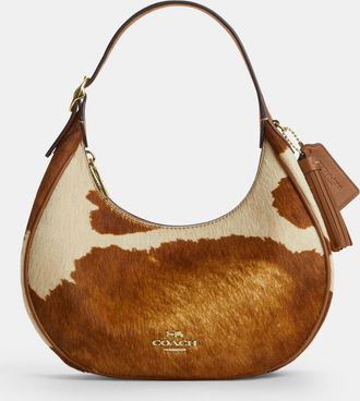 Coach Womens Emily Shoulder Bag In Haircalf With Cow Print - Multicolour Leather - One Size