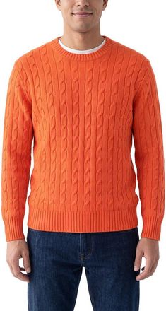 N.Peal N. PEAL Thames Cable Cashmere Round Neck Sweater