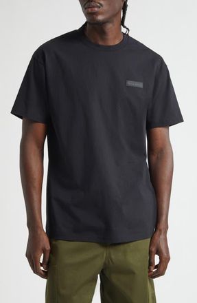 Givenchy Regular Fit Logo Patch T-Shirt in Black at Nordstrom, Size Xxx-Large