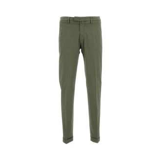 BRIGLIA 1949 Chinos, male, Green, Size: 5XL Chino Trousers