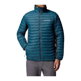 Columbia Powder Pass Hybrid Jacket - Heren - Winterjassen - Blauw - 2XL - Nylon - Jassen