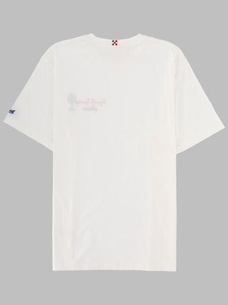 MC2 Saint Barth Embroidered Cotton T-Shirt - White