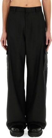 Off-white Wide Trousers - male - Off White - Wide Trousers - Black - M - Trousers