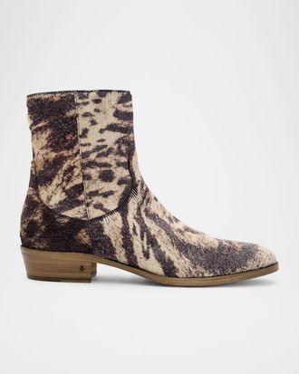 John Varvatos Men & apos;s Ludlow Zip Ankle Boots