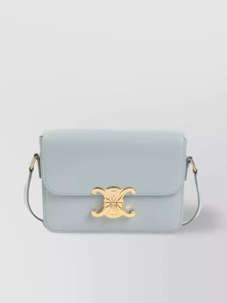 Celine teen triomphe leather shoulder bag