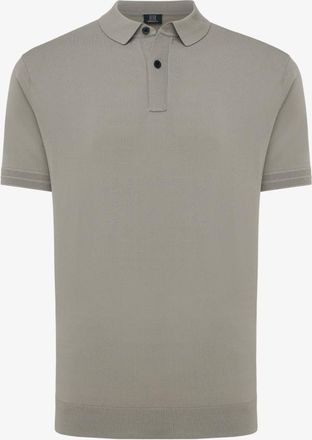 Genti Gebreide Polo | Bruin