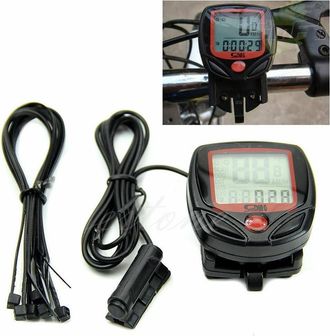 Trade Shop Trade Shop - Computadora Lcd Digital Impermeable Bicicleta De Bicicleta Bicicleta 15 Funciones